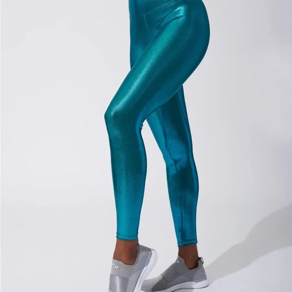 Heroine Sport Blue Leggings Athletic Wear - Picture 3 of 3